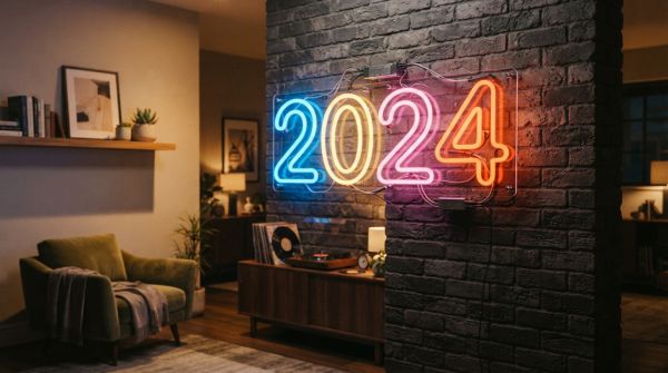 Découvrez des chiffres néon personnalisés pour votre déco