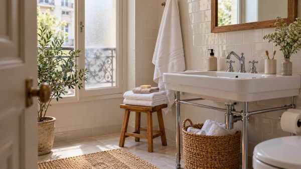 Essentiels à inclure dans la salle de bain d'un meublé touristique