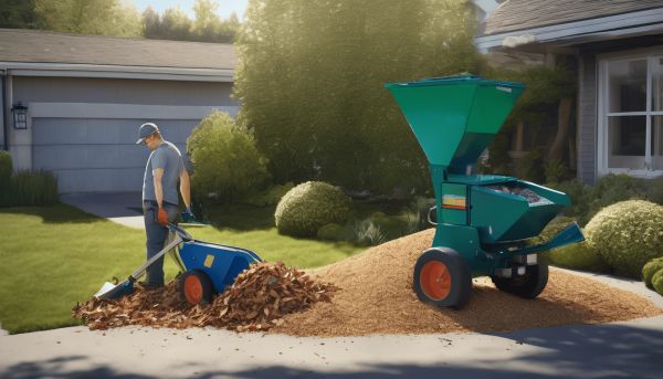 Faites face au tas de déchets verts avec une location de broyeur végétaux
