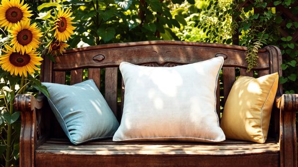 Les meilleurs coussins de banc pour un jardin chic et cozy