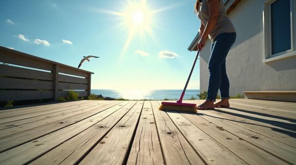 Réussir le nettoyage de votre terrasse en bois à Anglet